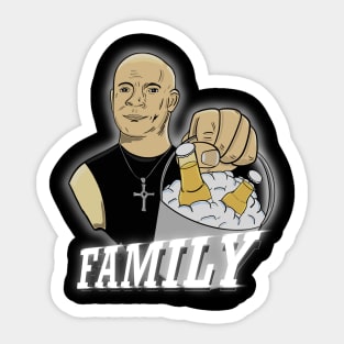 Fast and Furious Dominic Toretto Movie Sticker